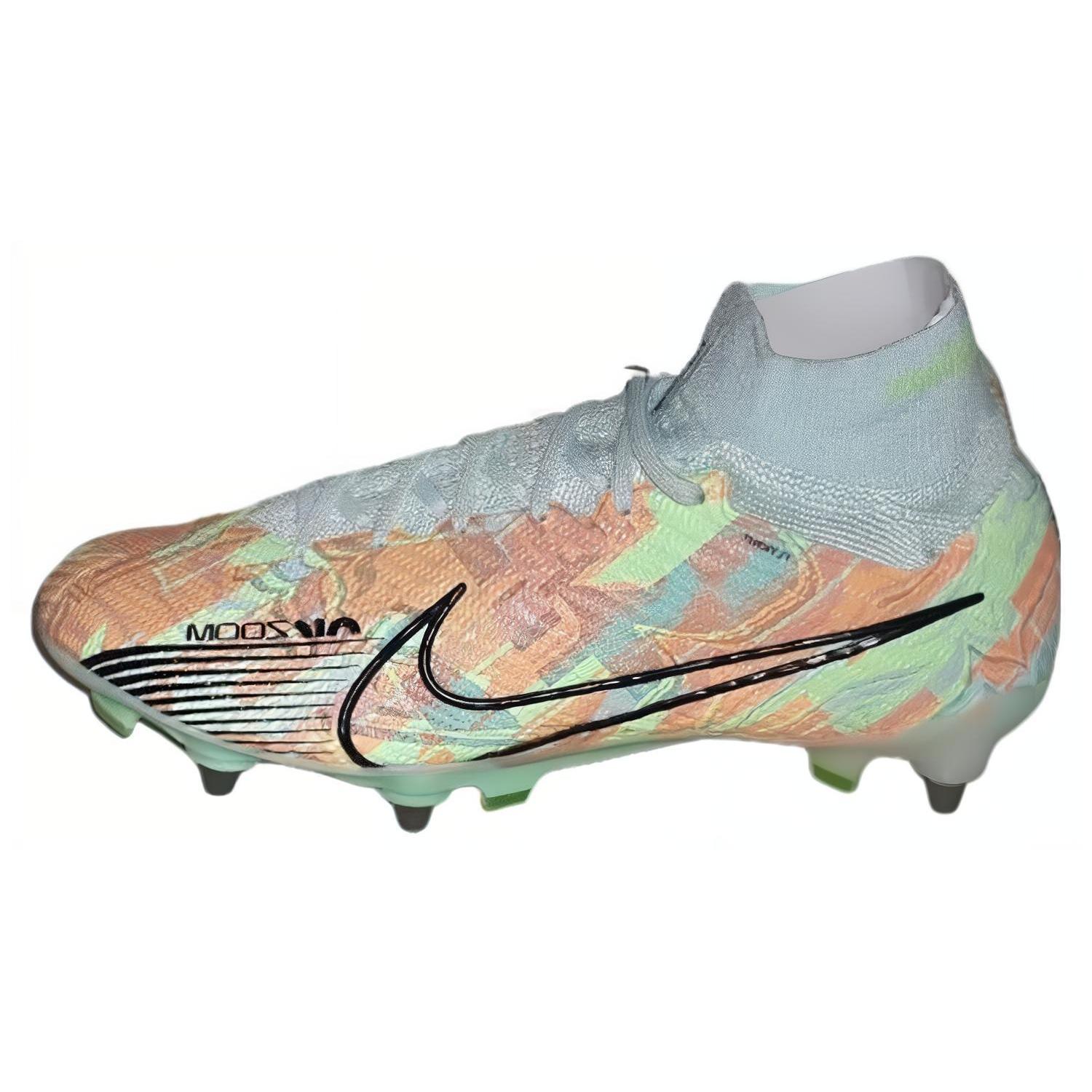 

Nike Mercurial Superfly 9 SG Soft Ground Slip Resistant Soccer Shoes Men s Gray Color DJ5595-344 42.5