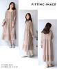 ON NISHIKI Maternity Long Sleeve Dress with Nursing Open Long Nursing Nightgown Pajamas, Opening, 100% Cotton, Double-Layer Gauze, Front, Length,