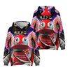 Men's Hoodies REPO Carton Print Sweatshirts Streetwear Loose Pullover Casual Hooded Tops