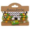 2026 USA Mexico Canada World Cup Soccer Bracelet Fans Unisex Football Shoe Element Beaded Wristband Souvenir Jewelry