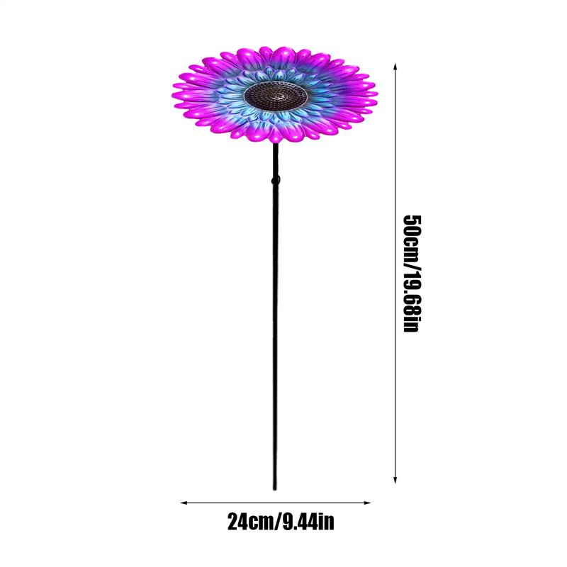 Bird Feeders For Outside Flower Bird Feeder Garden Bath Tray Waterer Metal Flower Birdbaths For Yard Lawn Decor Outside House