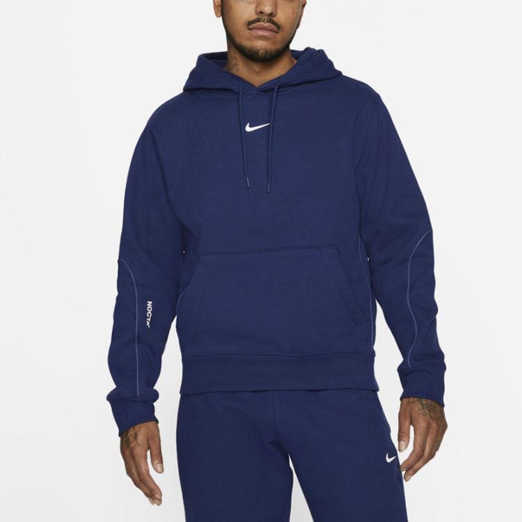 Nike X NOCTA Fleece Hoodie Blue Void/White Men Tops DA3920-492
