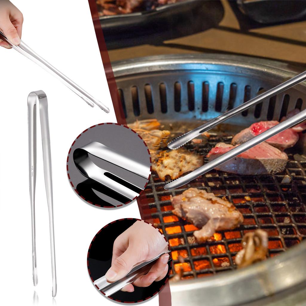 304 Edelstahl Multifunktionale Lebensmittelzange Lebensmittelzange Grillzange
