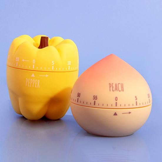 Timer Vegetable Fruit Shaped Mechanical ABS Creative Cooking Time Reminder for Home