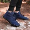 Winter Padded Waterproof Snow Boots Warm Breathable Couple High-top Casual Cotton Shoes