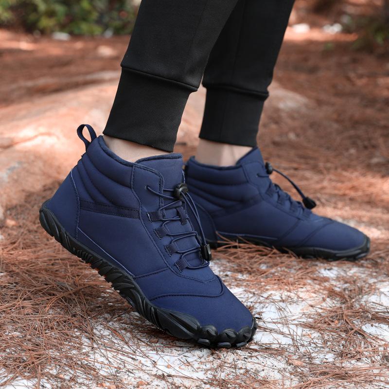 Winter Padded Waterproof Snow Boots Warm Breathable Couple High-top Casual Cotton Shoes