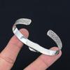 Natural K2 Jasper Gemstone Bangle White Adjustable 925 Sterling Silver Jewelry