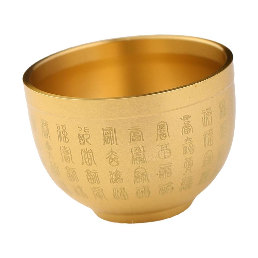 Feng Shui Treasure Basin Brass Cornucopia Bowl for Year Desk Restaurants M