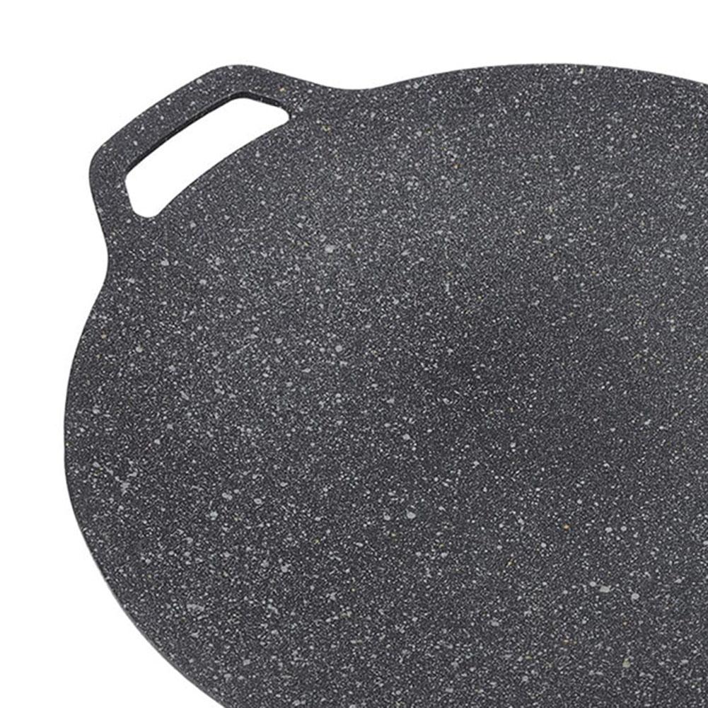 Grilling Pan Medical Stone Coating Frying Pan Non-Stick Baking Tray with Handle for Indoor Or Outdoor Grilling