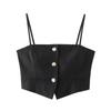 2024 Summer New Fashion Style Women's Clothing Sexy Style Silm Blended Spaghetti-Strap Camisole Top Pants 4387120