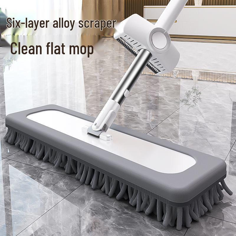 Mop płaski z mikrofibry bez użycia rąk 2025: Niezbędny leniwy domowy sprzątacz