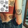 Cross Henna Art Temporary Tattoo Sticker for Arm and Neck