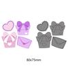 Love Heart Cutting Dies for DIY Scrapbook Envelop Cut Dies Card Metal Stencils