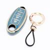 4 Buttons Car Key Case Cover  For Nissan Fuga Navara Leaf Note Sentra Murano Tiida Qashqai J11 J10 Micra Kicks Altima X-Trail