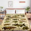 1 Stück Kuscheldecke Sport Fischmuster Flanelldecke für Couch Bett Sofa Gemütlich Bequem Warm Decken Festival Geschenke Familien Dekoration Ganzjahres