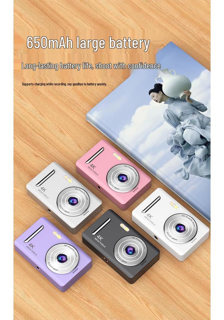 Retro CCD HD Camera for Student Parties & Travel Vlogs