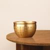 Brass Feng Shui Bowl Chinese Character Fu Collectible Ornament Treasure