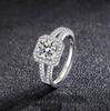 New 925 Sterling Silver Ring Shining 5A Zircon  for Women Wedding Jewelry Engagement Charm Party Fashion Gift Top Quality Ring