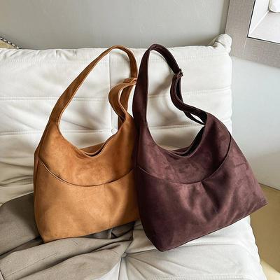 Dames 2025 Retro Handtas - Grote Capaciteit, Gematteerde Textuur, Veelzijdige Crossbody Schoudertas