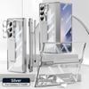 Pentru Samsung Galaxy Z Fold 8 Ultra / 7 6 5 4 3 Carcasă PC Placată cu Protecție Dublă Balama Suport Slot Stilou cu Sticlă Securizată Stilou Stylus