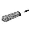 Car Wheel Tire Cleaning Brush Microfiber Soft Multipurpose Long Reach for Exhaust Bumper MudguardGrey White