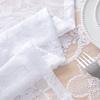 Französische Retro Schmetterlingsspitze Tischdecke Pastorale Tischdecke Kaffeetischdecke Staubdichtes Tuch Spitzentischmatte