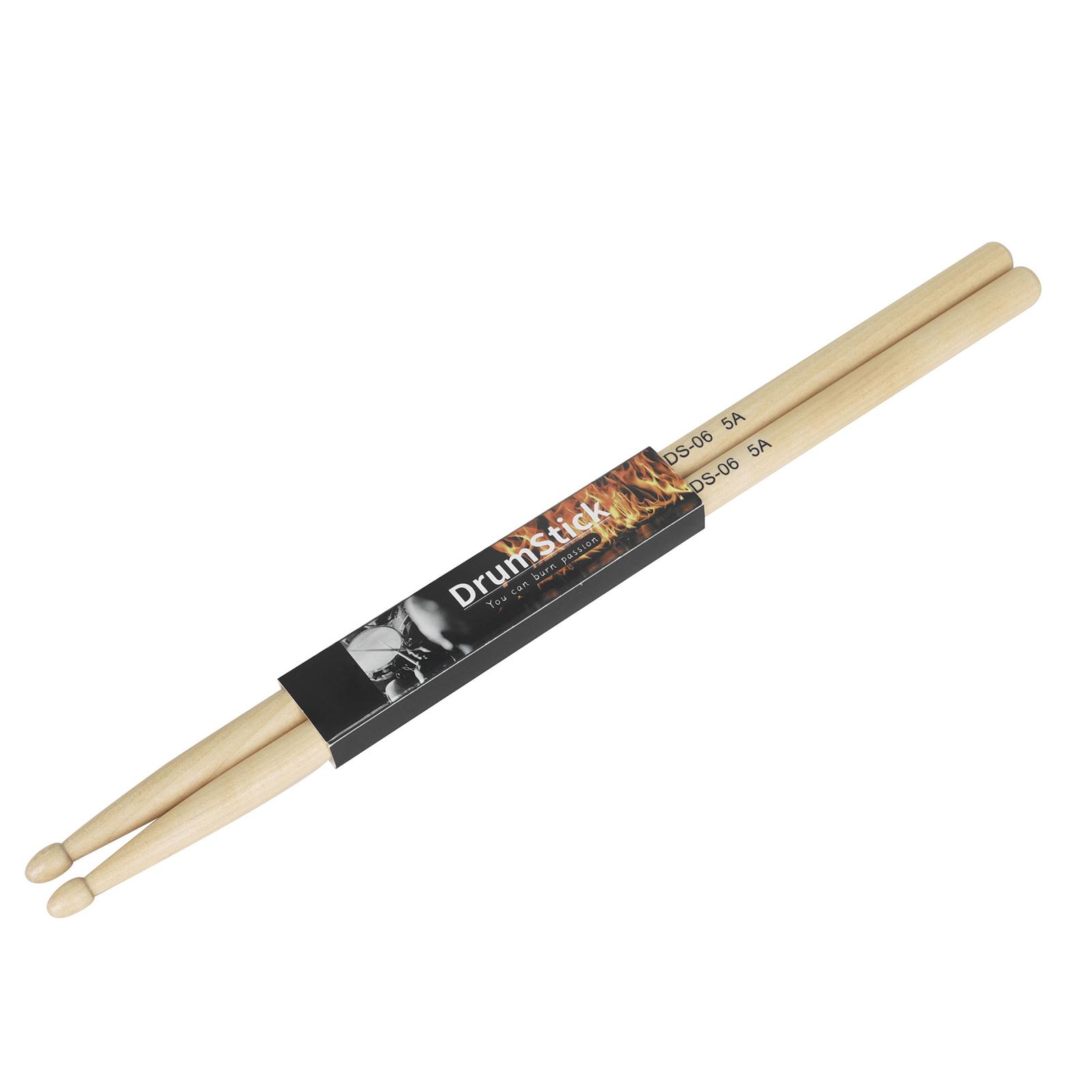 

1 Pair Wood Tip Drum Sticks Set Musical Instrument 5A 7A Drumsticks Classical Maples Wood Drum Sticks for Kids and Adult 5A