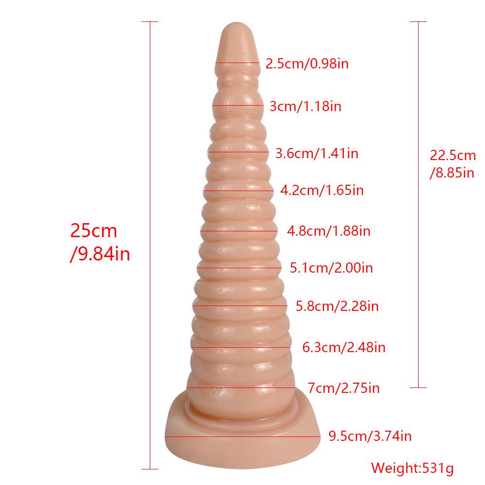 Pagoda Thread Super Large Garden Anal Plug Stimulator for Men and Women