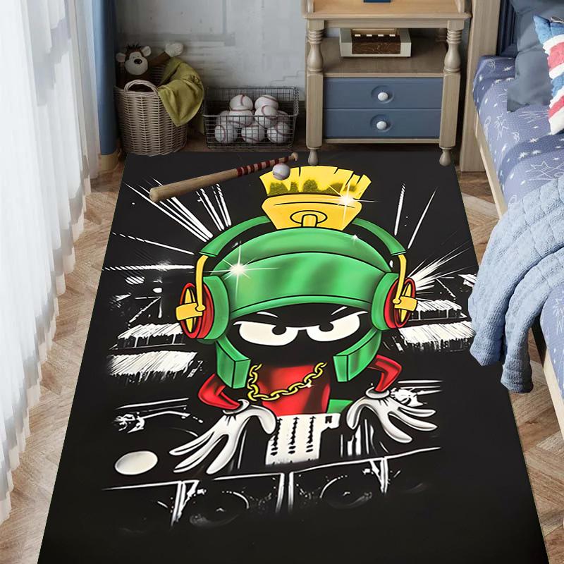 Marvin Martian DJ Funk carpet Living room and bedroom mats floor mats Christmas gifts Room Bathroom mat