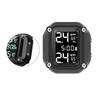Motorcycle TPMS Digital Tyre Pressure Monitoring System With LCD Display And Sensors Digital Tyre Pressure Gauge Tester Plastic