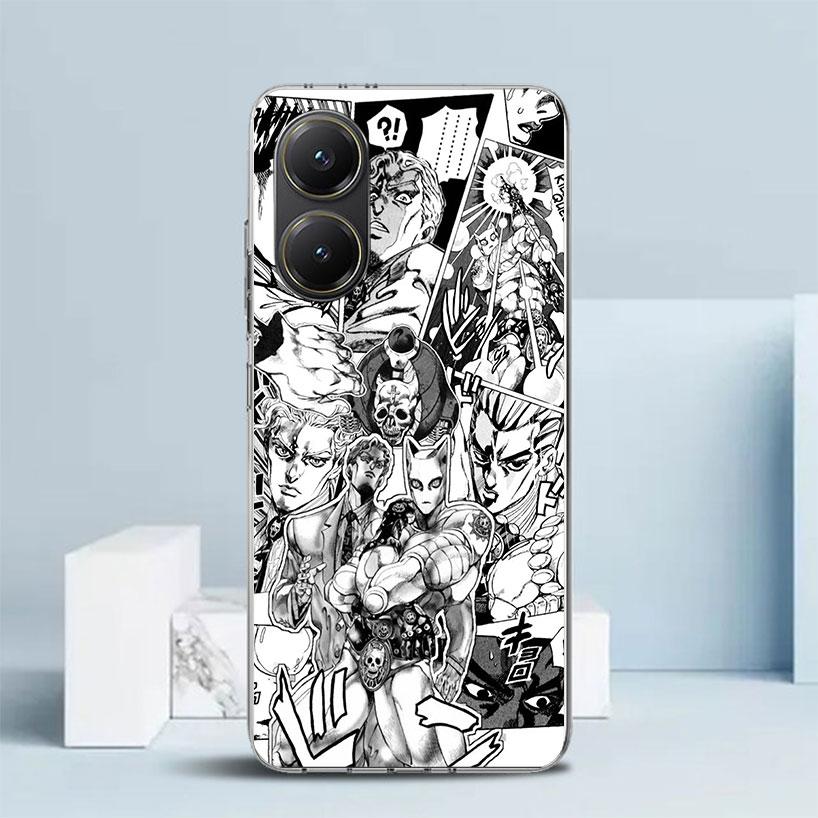 JoJo Kira Yoshikage Killer Queen Phone Case For Xiaomi Poco F7 Ultra X5 X6 X7 Pro M7 Redmi 15C 15 13C 13 12C 12 10C 10 10A 9 9C