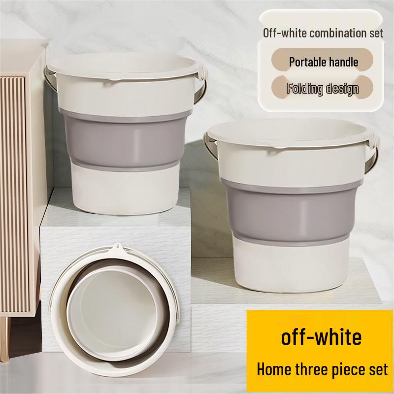 Portable Outdoor Folding Wash Bucket - Ideal for Fishing, Car, Travel, & Household Use