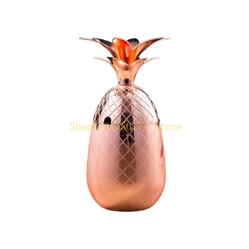 Pineapple Glass Cocktail Glass Wine Set Wine Glass Metal Wine Cups top sale