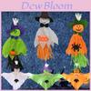 Halloween Ghost Witch Hanging Decor Wall Ornaments For Party Props