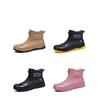 Winter Outdoor Short Tube Waterproof And Anti Slip Rain Shoes Rubber Shoes