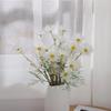 Artificial Flowers 5 Heads Faux Silk Wildflowers with Stems Fake Spring Flower Bouquet for Home Wedding Garden Vase Decor