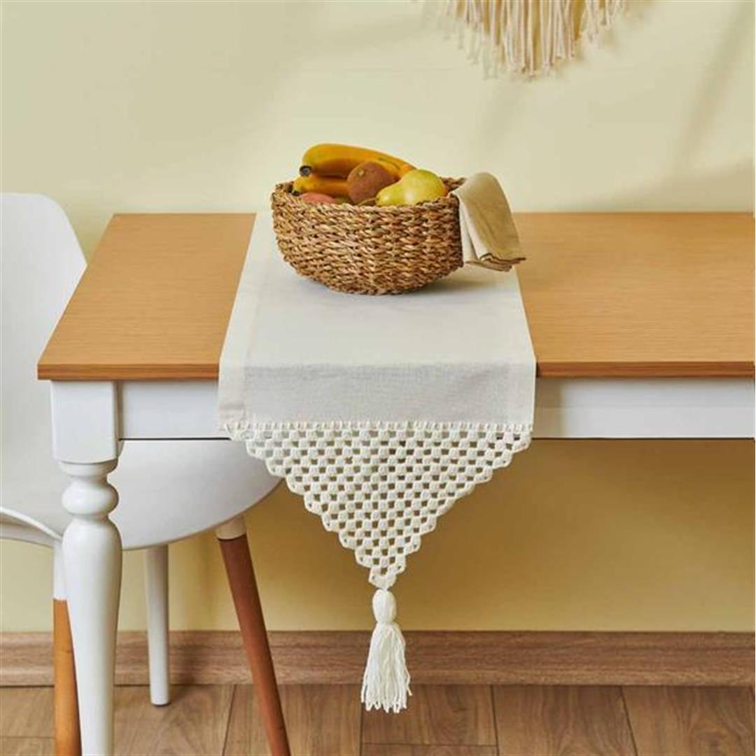 

Nuvomon Бегун ручной работы в макраме 160x35 см