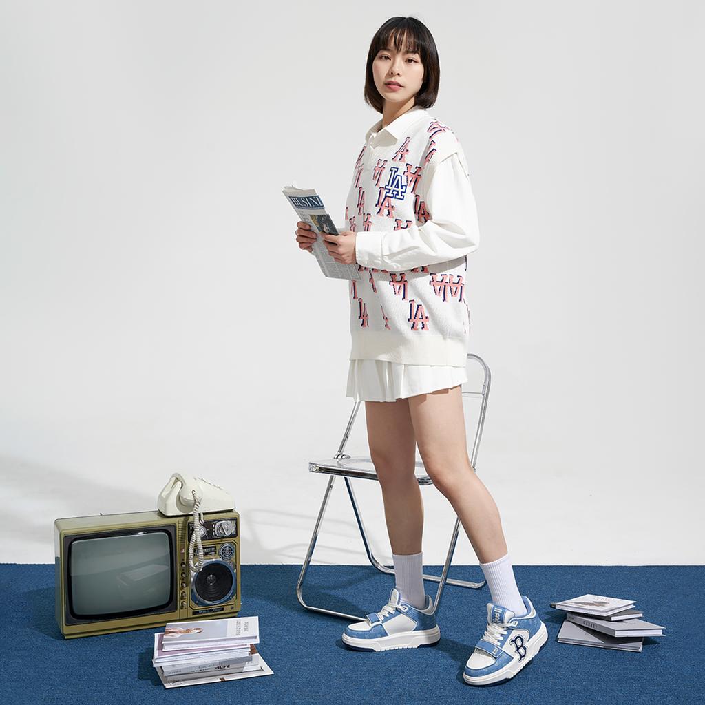 New MLB Vests Unisex Cream 3AKPM0331-07CRS