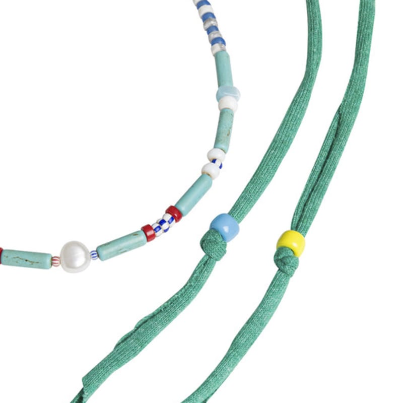 AVECTHING BLUE SUGAR_NECKLACE_W/STRIP