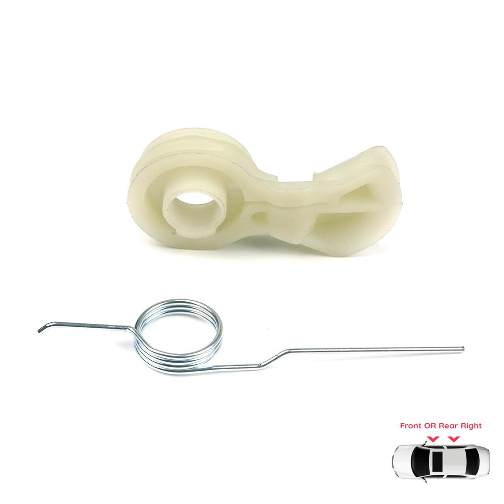 BWR1110 Rechter Fensterheber-Eckführungsclips für Renault Modus Scenic 2 3 Peugeot 206 307 Citroen C3 1 Xsara Opel Meriva A