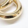 JIL SANDER [Beautiful condition] 925 double hoop earring Gold colorUsed