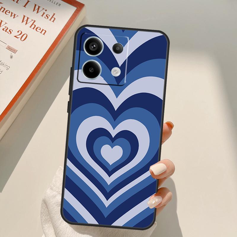 Latte Love Tunnel Brown Heart Funda For Xiaomi Redmi Note 13 10 11 12 14 15 Pro Plus Case For Redmi 15 15C 13C 12C 10C 14C