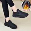 Old Beijing Cloth Shoes Women's Casual Single Shoes Cotton Shoes Women's Winter Mother Shoes One Pedal Velvet Warm and Comfortable Shoes