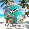 Custom Name Personalized Labubu Print Umbrella, Auto Open Close, 8‑Rib Sturdy Frame, Commute Camping Hiking Use, Birthday Gift