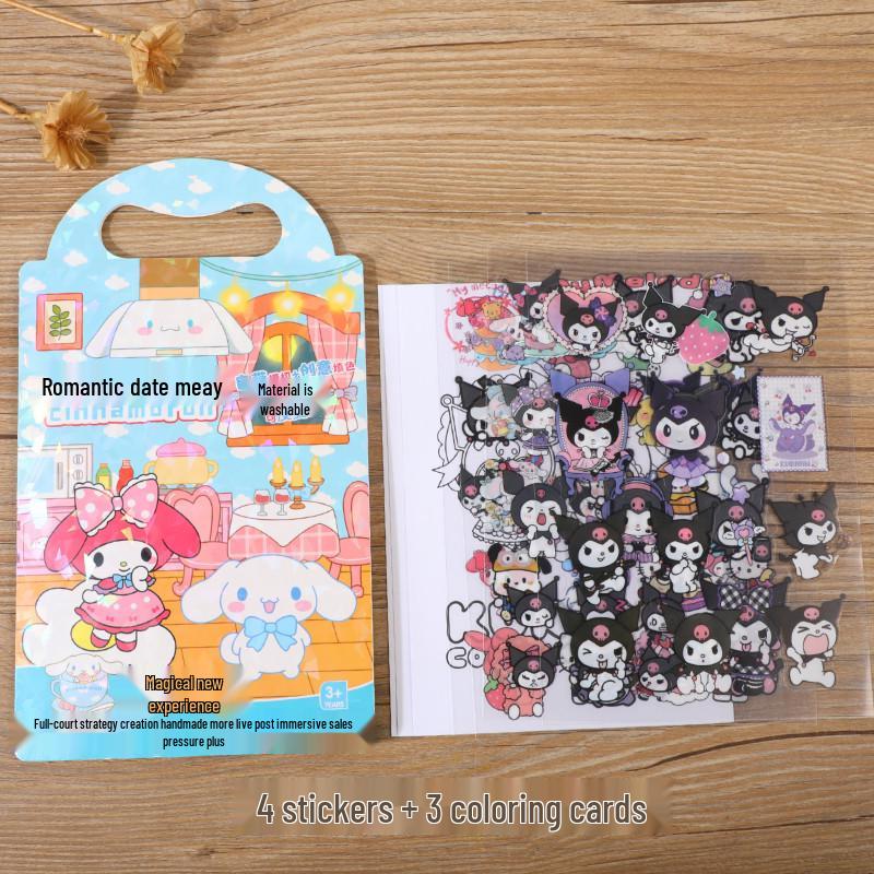 

Sanrio Labubu Stickers - Cute Cartoon Graffiti & Coloring Decoration for Journals.
