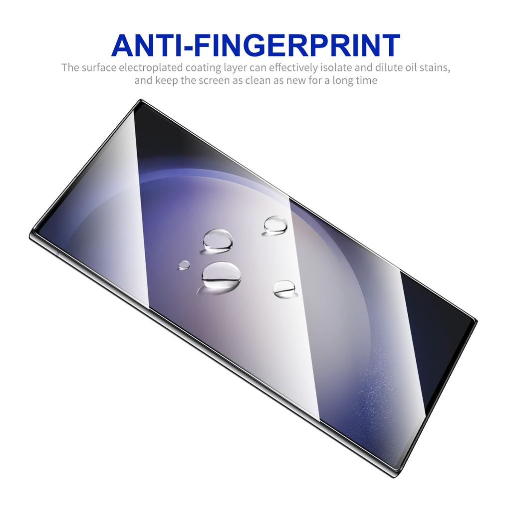 ENKAY HAT PRINCE pentru Samsung Galaxy S24 Ultra Protector de ecran din sticlă high alumino-silicon (Deblocare cu amprentă)