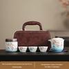 Chinoiserie Ceramic Travel Tea Set