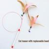 Wuto Cat Teaser Toy and Replacement Feathers