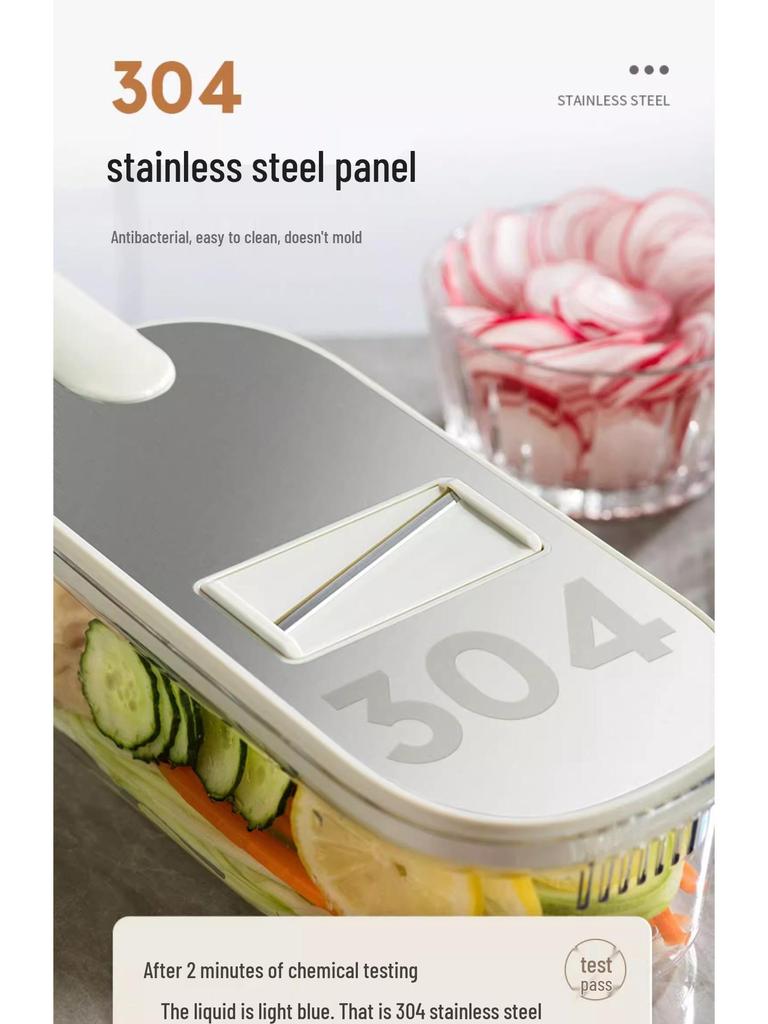 Multi-Functional Vegetable Slicer & Grater: Potato, Radish, Cucumber Peeler Tool
