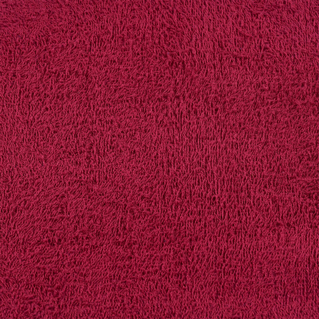 Vidaxl Ręczniki Do Rąk, 10 Szt., Bordeaux 50X100 Cm, Bawełna 100%